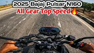 Bajaj Pulsar N160 E20 BS7 &ndash; All Gear Speed Test | How Fast Can It Go?