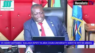CHUKA UNIVERSITY STATE 