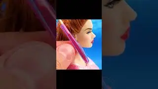How to Curl Doll Hair #shorts