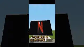 Minecraft Netflix TV Build Hacks: Create Your Own Netflix TV in Minecraft!
