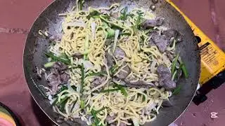 ឆាមីលឿង#របៀបឆាមីលឿង#yummy fried yellow noodle#how to fried yellow noodle#khmerfood #cooking #howto 
