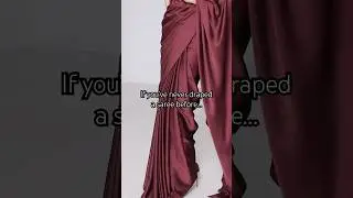 Nivi Drape Tutorial | how to drape a saree | saree draping styles | simple saree | #shorts
