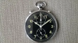 Rare Lemania 15TL military chronograph 40s Военные часы Хронограф Лемания