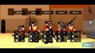 My gameplay in blockpost mobile shooting game