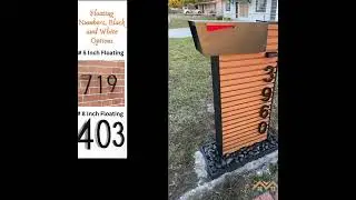 SlatWall Mailbox-Norx Composite with Frame Top-Mount Mailbox