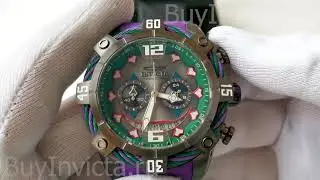 Invicta Bolt DC Comics Joker 33166 Purple Band Men's Watch | Мужские Часы Инвикта Диси Комикс Джокер