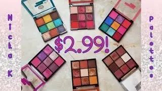 Новые палетки от Nicka K New York