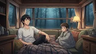 Rainy Night Camping Cooking 🍲 | Big Brother & Little Brother | Ghibli Style ASMR (Part 1)