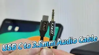 J&D USB C to 3.5mm Audio Aux Cable