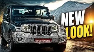 2026 Mahindra Thar 3-Door FACELIFT Spied! 🔥 New Face,New Alloys🛞& Roxx Features!  #viral #suv #thar 