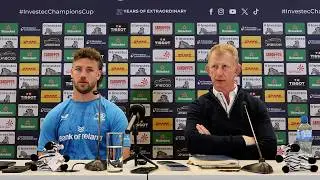 Leinster&rsquo;s Caelan Doris and Leo Cullen speaking after their defeat to Northampton Saints #LEIvNOR