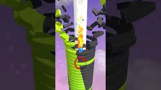 Stack ball 🥎 #shorts #virl #stackballgame #stackballsolution #hdgameplay #stackball #games #hdrgame