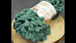 Základy s přízí Puffy - první řádky