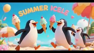 Summer Ice Cream Penguin Shuffle 🍦🐧🎶 | Cool Dance Song for Kids