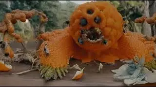 🍊🌲 Captivating Rotten Orange Fruit Monster: A Hyper-Realistic Fantasy 🌲🍊 | Forest Environment 🌳🌌