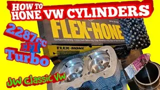 How to Hone VW Cylinders |Turbo VW Beetle | JW Classic VW