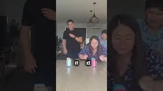 Blowing ping pong ball game #familygames #partygames #familyfun #familytime 