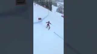 This save from Aleksander Kilde. #skiingfails #ski #skiingstunts #skiingexperience #save #race