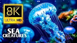 Sea Creatures 8K Video Ultra Hd 60Fps - Amazing Underwater Animals 