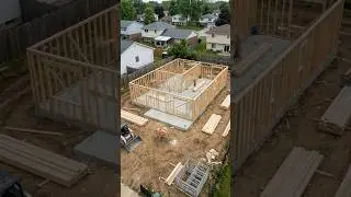 Modern Two Story Home Construction | Build In Progress. #architecture #buildinprogress