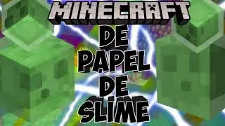 &iexcl;&iexcl;REMAKE!! Como hacer al Slime de minecraft de papel 👉CIO CRAFT👈