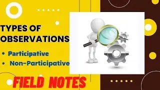 Observation and Types of Observation in Research in Urdu by Zeshan Umar