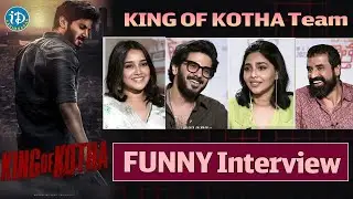 King Of Kotha Team FUNNY Interview | Dulquer Salmaan | Aishwarya Lekshmi | iDream Karimnagar
