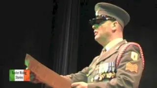 The Proclamation read at Dundalk 1916 Medals Ceremony