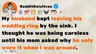 [FULL STORY] My husband kept leaving his wedding ring by the sink. I thought he was being careless.