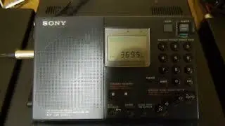 Escuta geral em 80m com o receptor SONY ICF - SW7600G