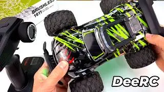 Testing a  AMAZON DEE RC Brushless Motor 1/14 scale 4WD