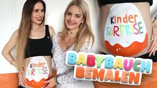 Das ERSTE MAL Babybauch bemalen 😍🤰🏻 I Coupleontour