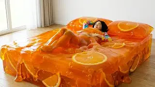 Which Crazy Bed Would You Choose? 🍊🛌✨| The Ultimate Satisfying Oddly Asmr Experience