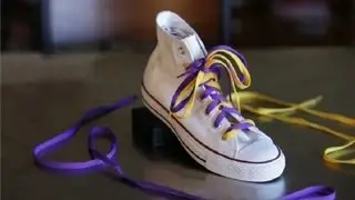 How to Put Two Laces on One Shoe : Shoelace Tutorials
