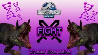 The Epic Dino CLONE Fights!!! 🦖(Jurassic World The Game)