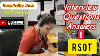 Interview Questions and Answers for Room Service Order Taker | Manas Bera#interview #roomservice 
