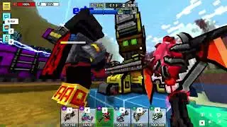 Pixel Gun 3D Clan Raid (Against Clan ID: 30488601) [W1-1(1): 1=SF C{G ] {Recording 30 FPS//1080p}