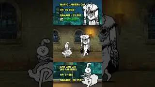The Battle Cats : Can Can Cat vs Manic Jamiera Cat lv50 #shotrs #thebattlecats