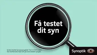Synoptik Danmarks st&oslash;rste synstest