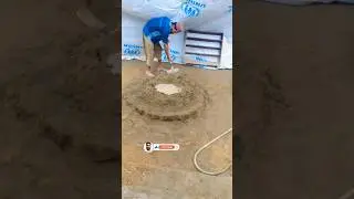plaster cement  method of mixing cement and sand #construction #civilengineering #viral