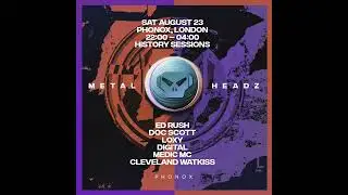 Loxy & Medic MC (Metalheadz History Sessions) - recorded live at Phonox, London - 23/08/2025