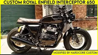 Royal Enfield Interceptor 650 Modified By Hardcore Custom | Gives All The Retro Vibes