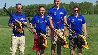 Triple flight show. MUST SEE! Mikado Model Helicopters visit HABO Helimeet 2017.