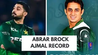 Saeed Ajmal Ka Record Toot Gaya! Abrar Ahmed Magical Bowling Today ⚡