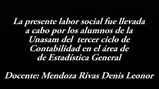 RESPONSABILIDAD SOCIAL- ALUMOS DEL TERCER CICLO DE CONTABILIDAD *UNASAM*