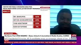 NPP Presidential Primaries: Presidential primaries are a reflection of our democracy - Prof. Etse.