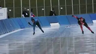 Azamat SATKOZHA (KAZ) - Nico BERGER (SUI) 500M Junior World Cup #2  Collalbo (ITA) 7 Dec 2025