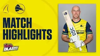 Chris Lynn SMASHES Fifty On Debut 🎆 | Sussex Sharks v Hawks Men - Vitality Blast Highlights