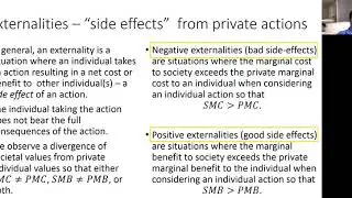 Externalities I: The Pigouvian Solution