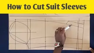 How to cut suit sleeves #suit